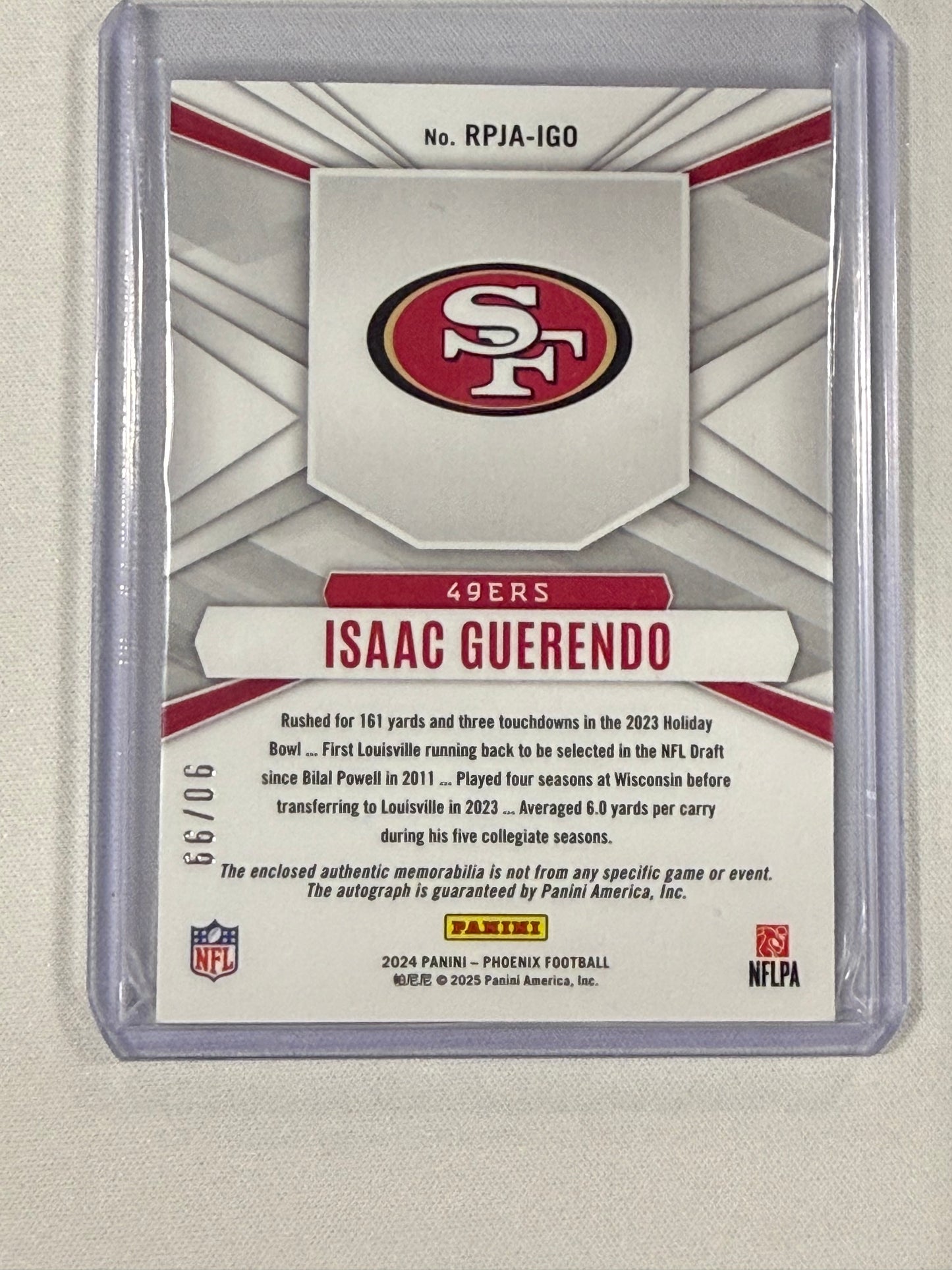 2024 Phoenix Rookie Phenom Silver RPA Isaac Guerendo Auto /99 San Francisco