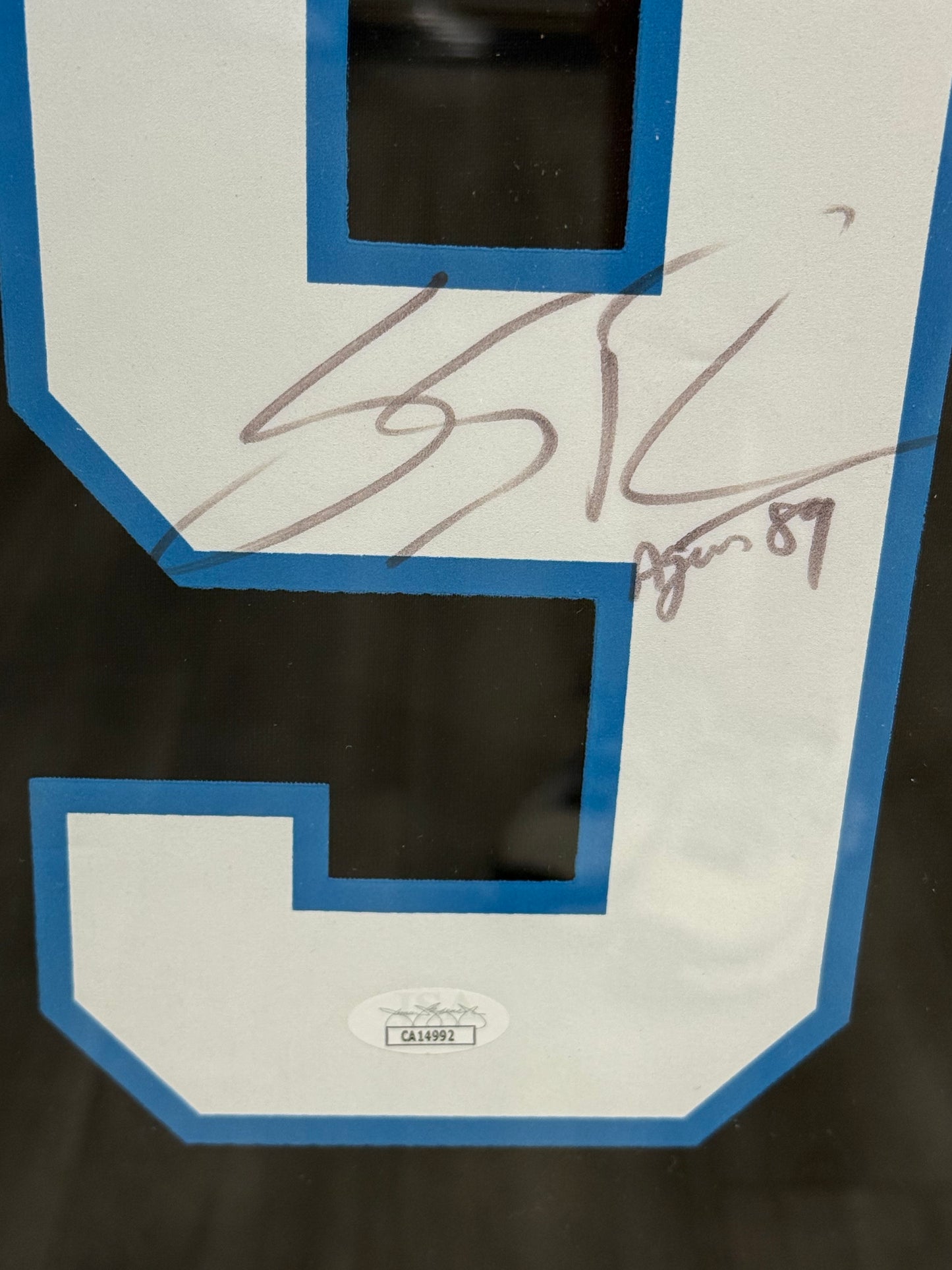 Steve Smith Sr Signed Carolina Panthers Jersey With "Agent 89" Inscription JSA