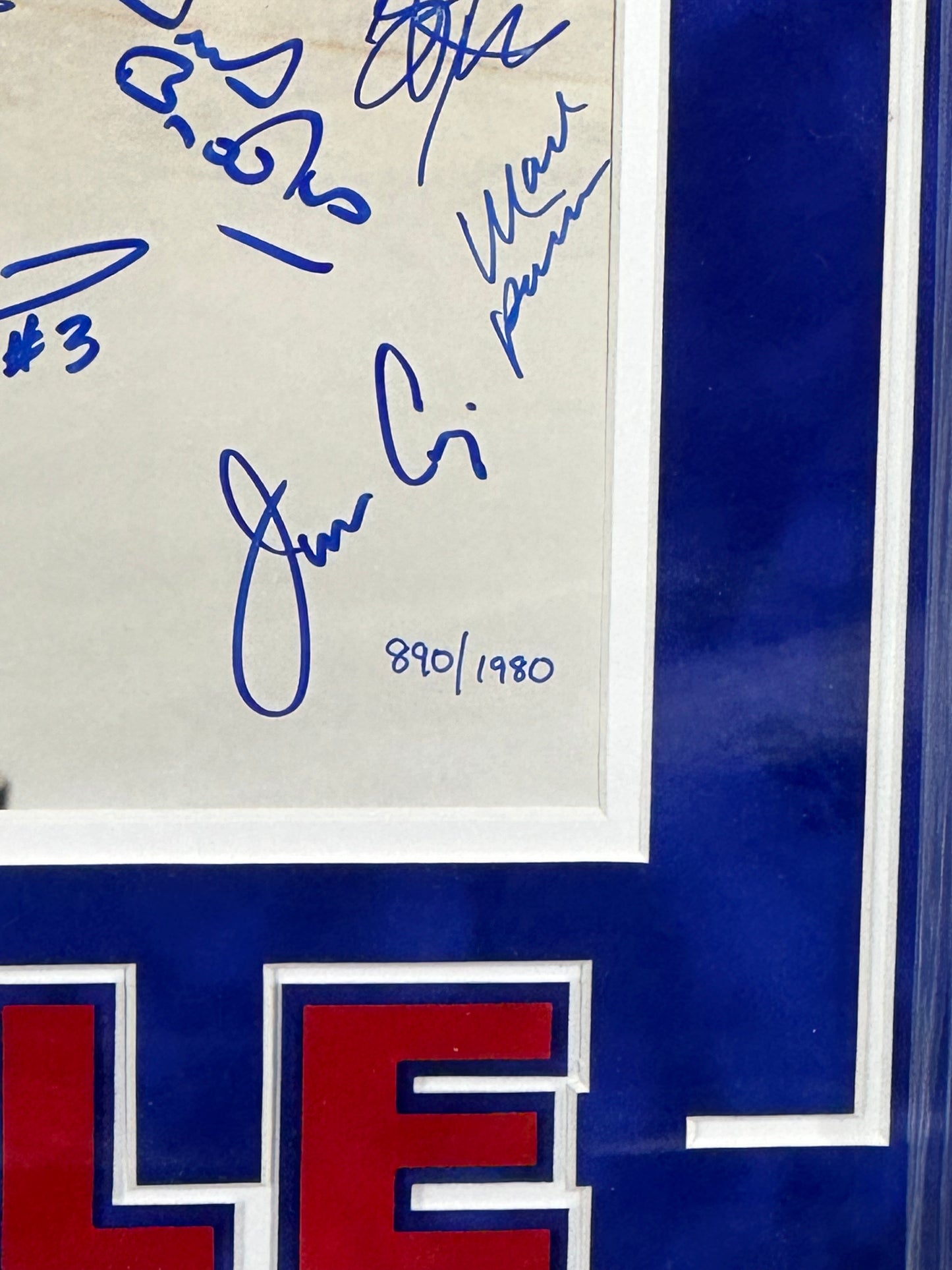 Miracle on Ice 1980s Team signed 16x20 framed