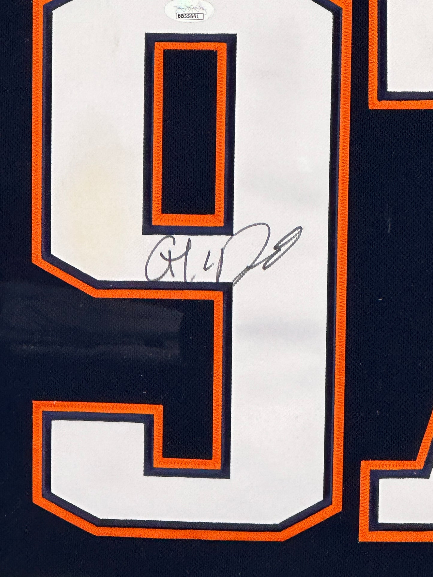 Connor McDavid signed framed Edmonton Oilers Jsa Alternate Jersey