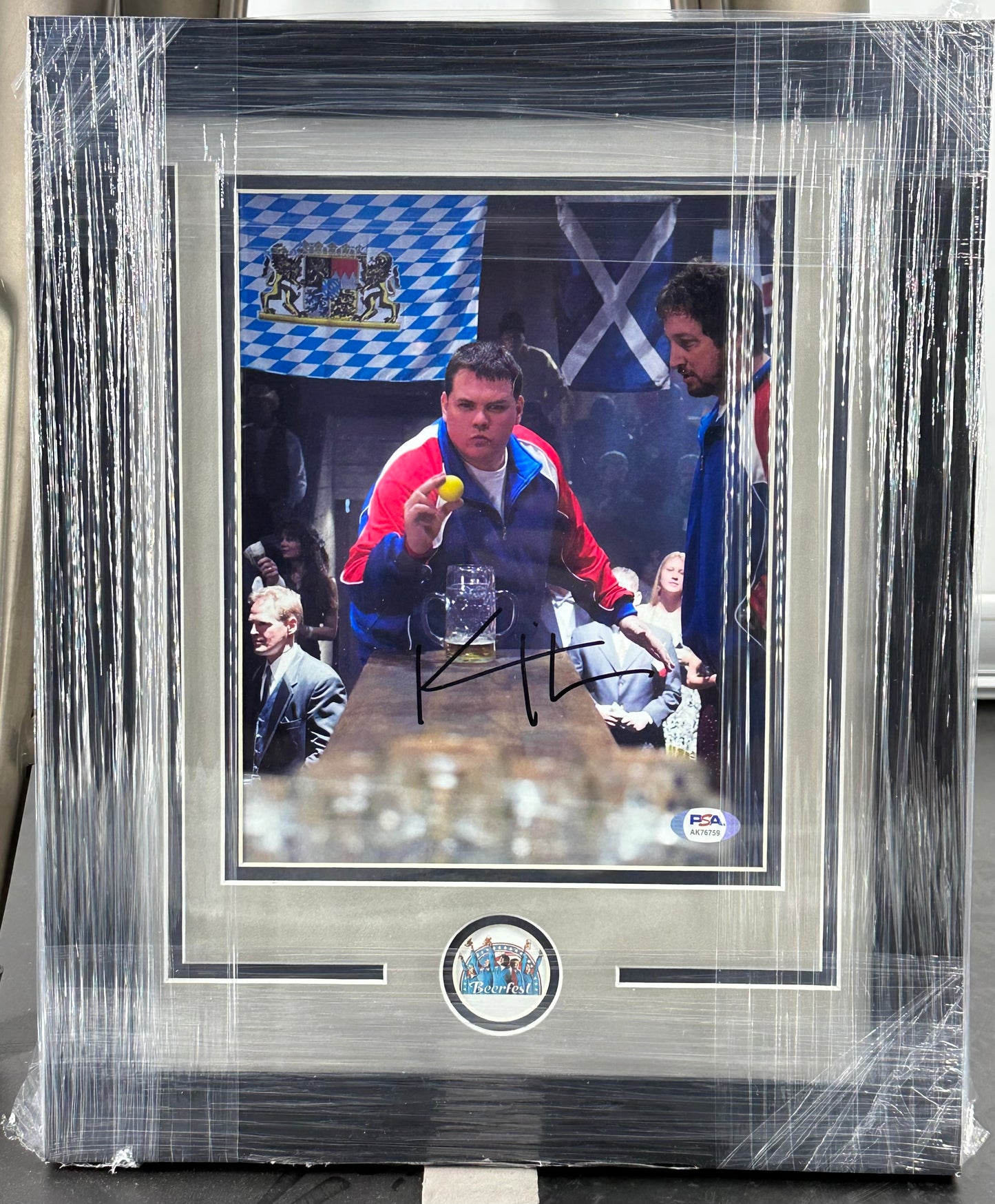 Kevin Heffernan Beerfest Signed Framed 8x10 Photo Psa/Dna
