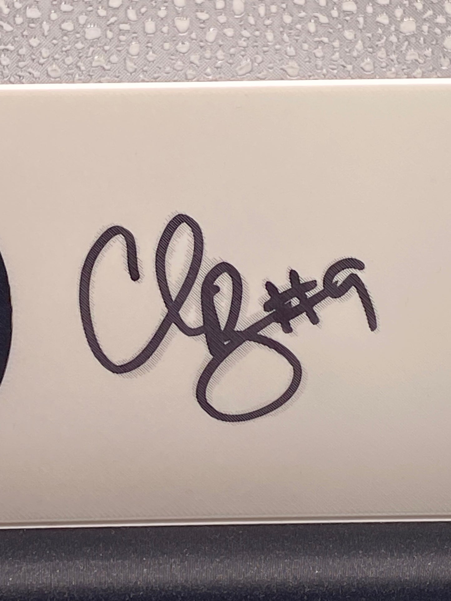 Chris Boswell signed 3D Printed Plaque JSA