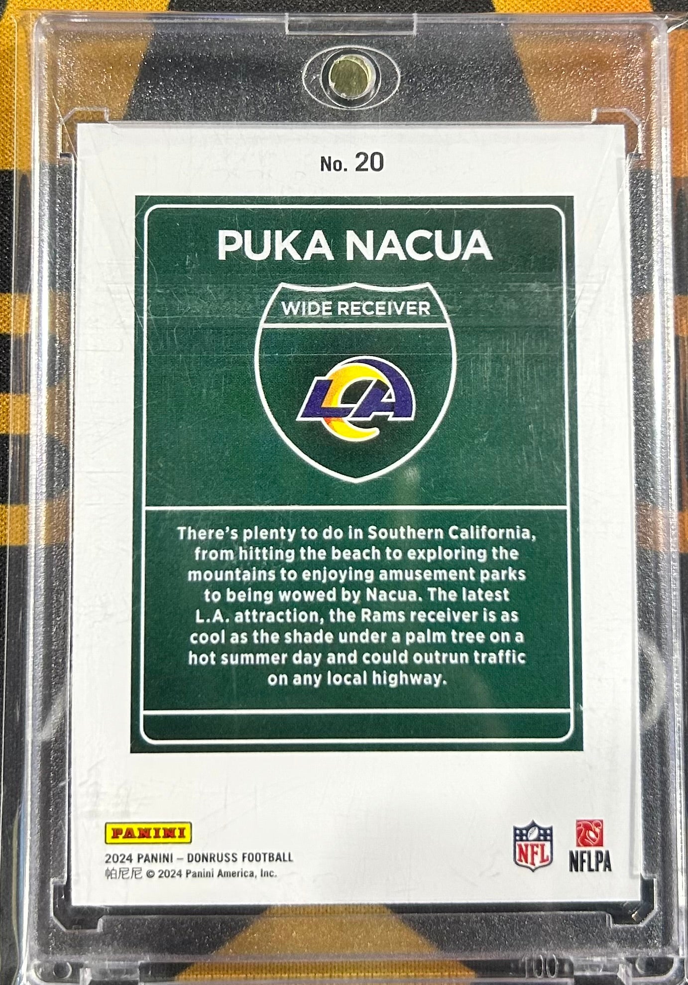 2024 Panini Donruss Puka Nacua Downtown Los Angeles Rams