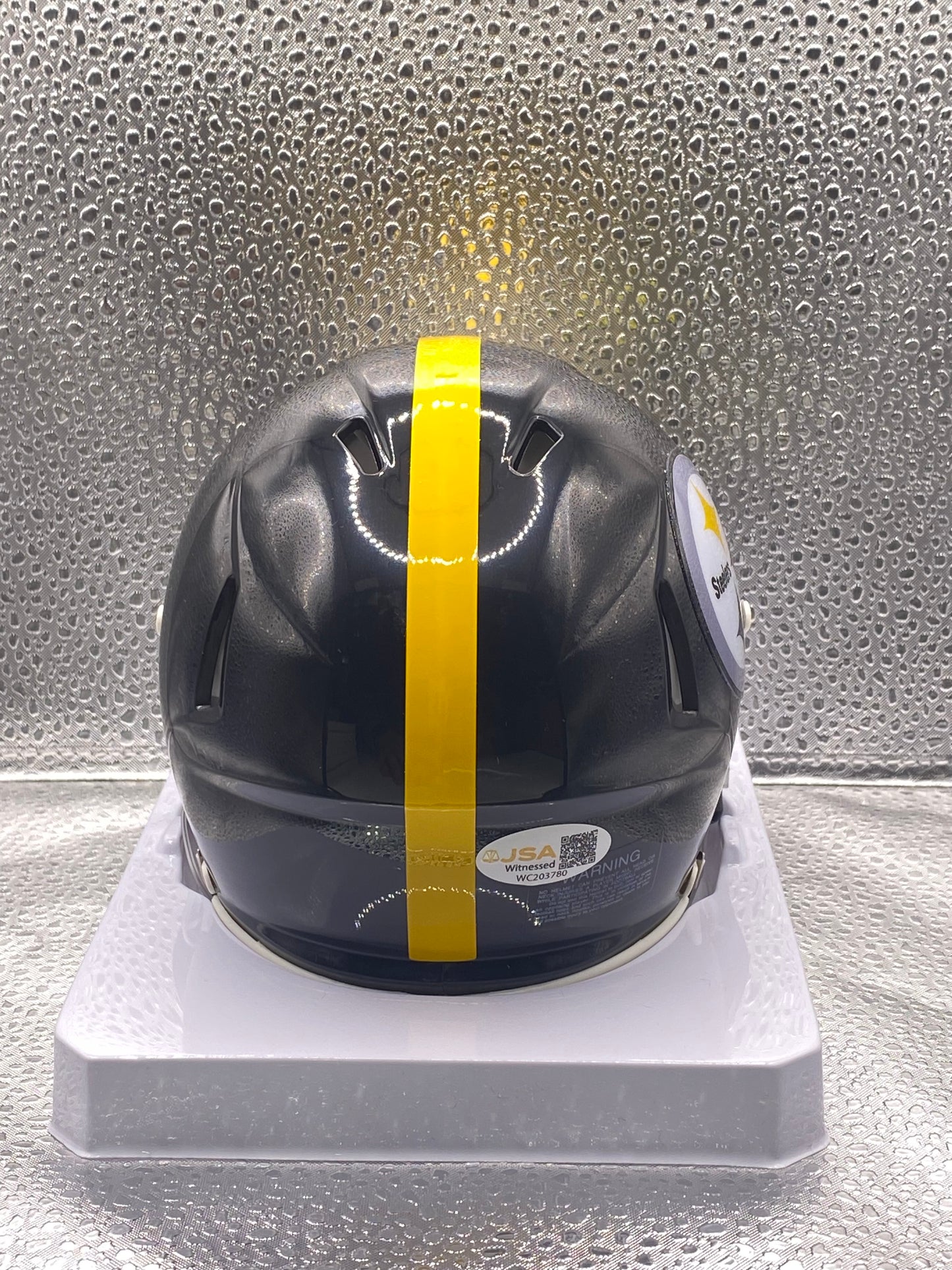 Chris Boswell signed Pittsburgh Steelers Black Mini Helmet JSA
