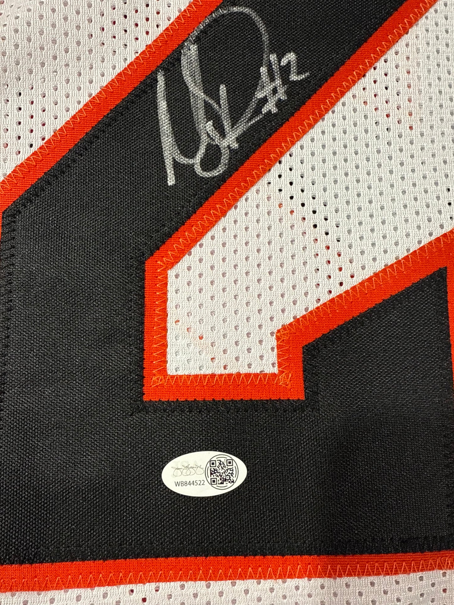 Mason Rudolph Signed Oklahoma State Cowboys Custom Jersey Jsa White