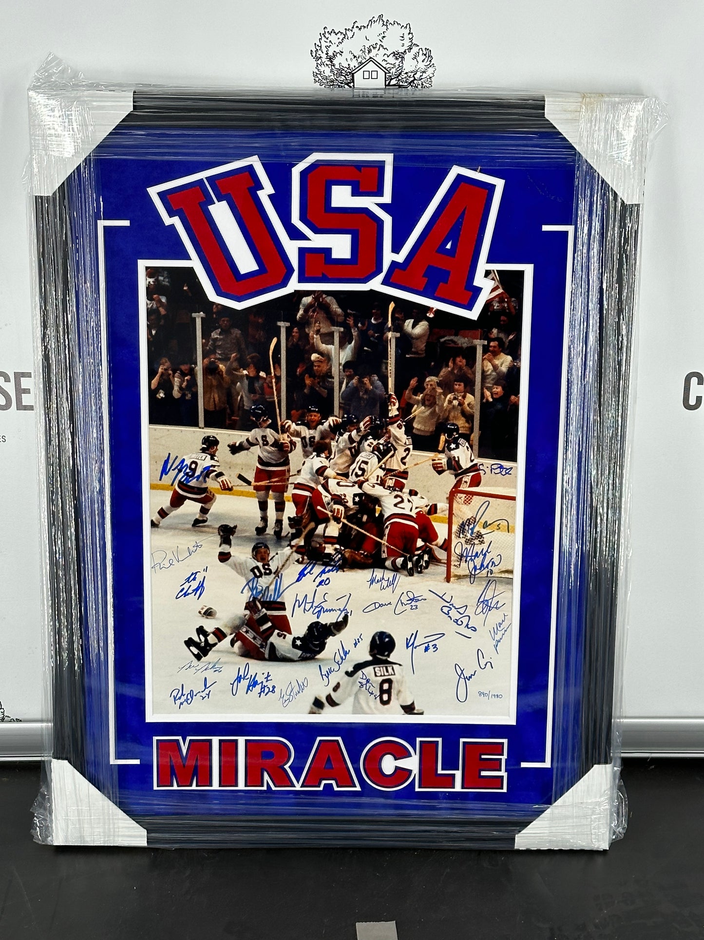 Miracle on Ice 1980s Team signed 16x20 framed