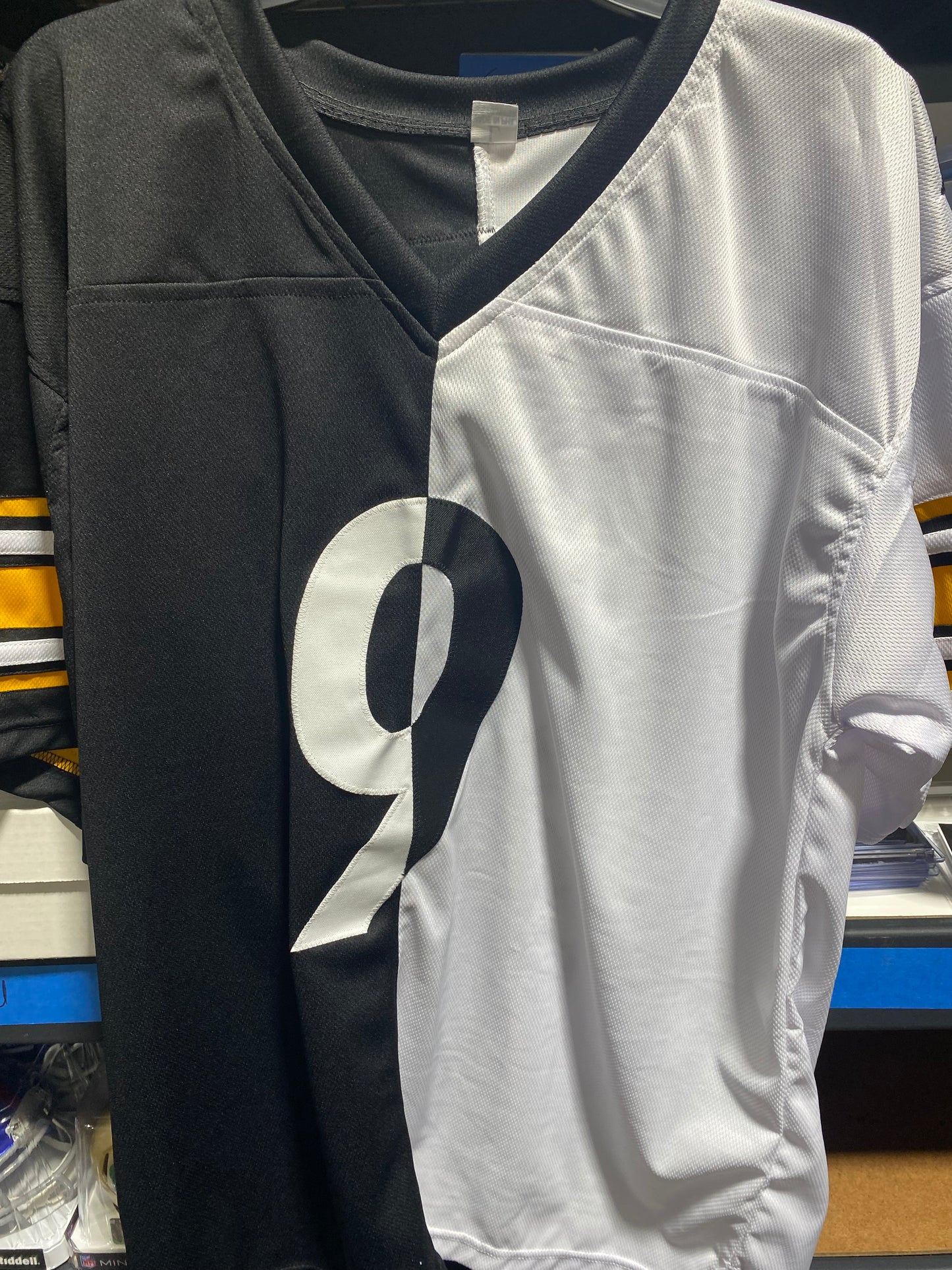 (Chris Boswell signed Pittsburgh Steelers Custom Jersey Size Large JSA Authenticated Split