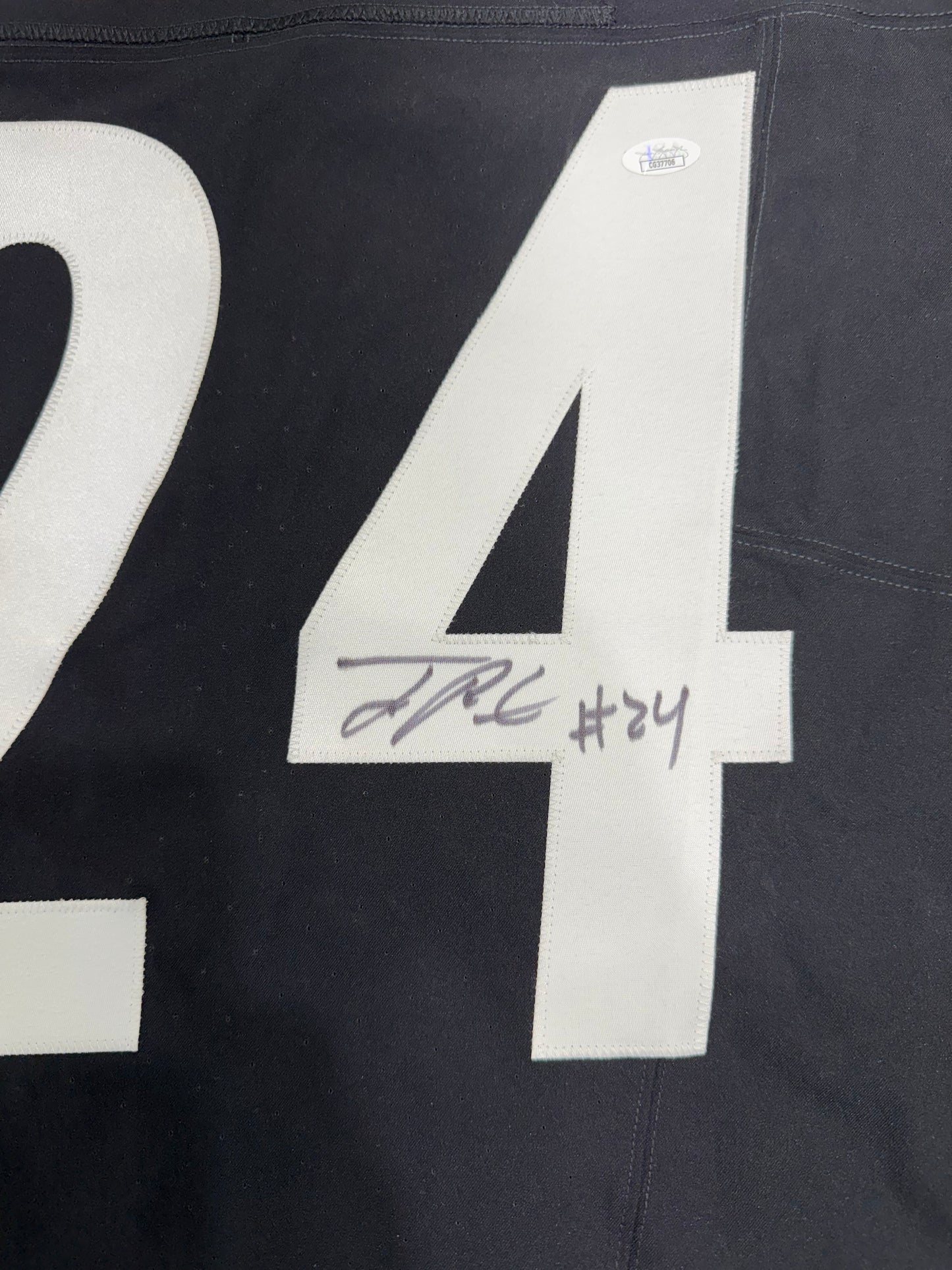 Joey Porter Jr Pittsburgh Steelers Signed Pro Style Licensed Jersey JSA