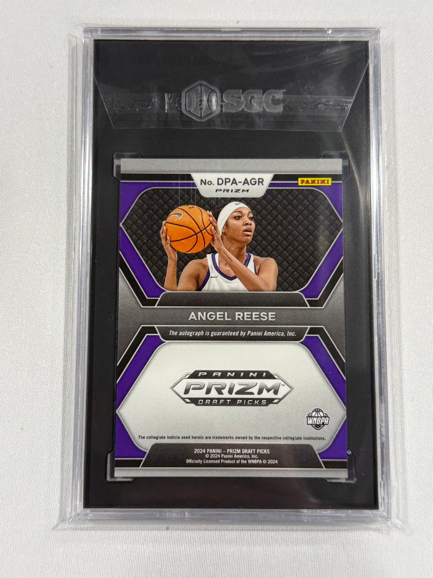2024 Panini Prizm Draft Picks - Draft Picks Autographs Angel Reese /149 SGC 10