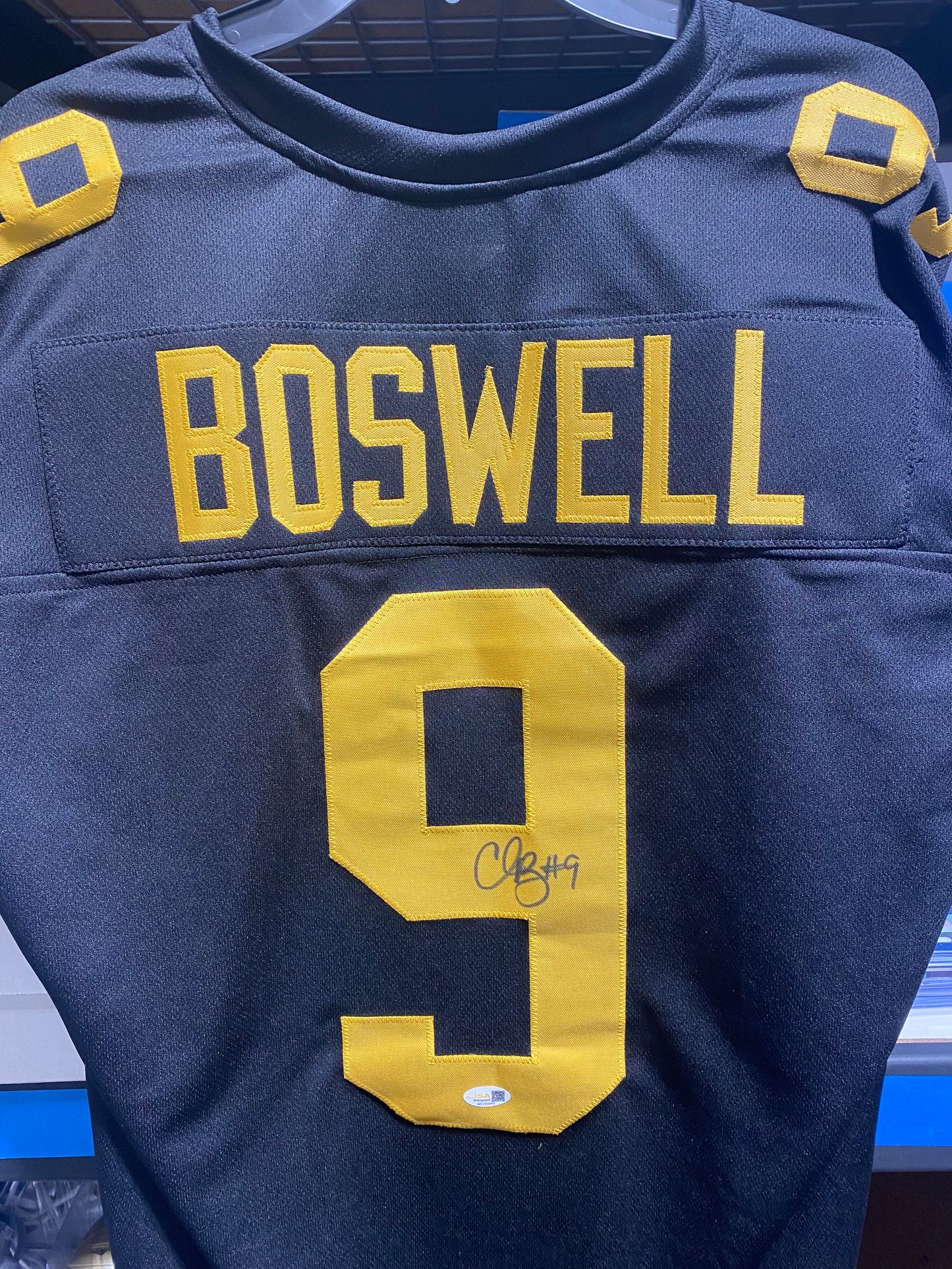 Chris Boswell signed Pittsburgh Steelers Custom Jersey Size Large JSA Authenticated Color Rush