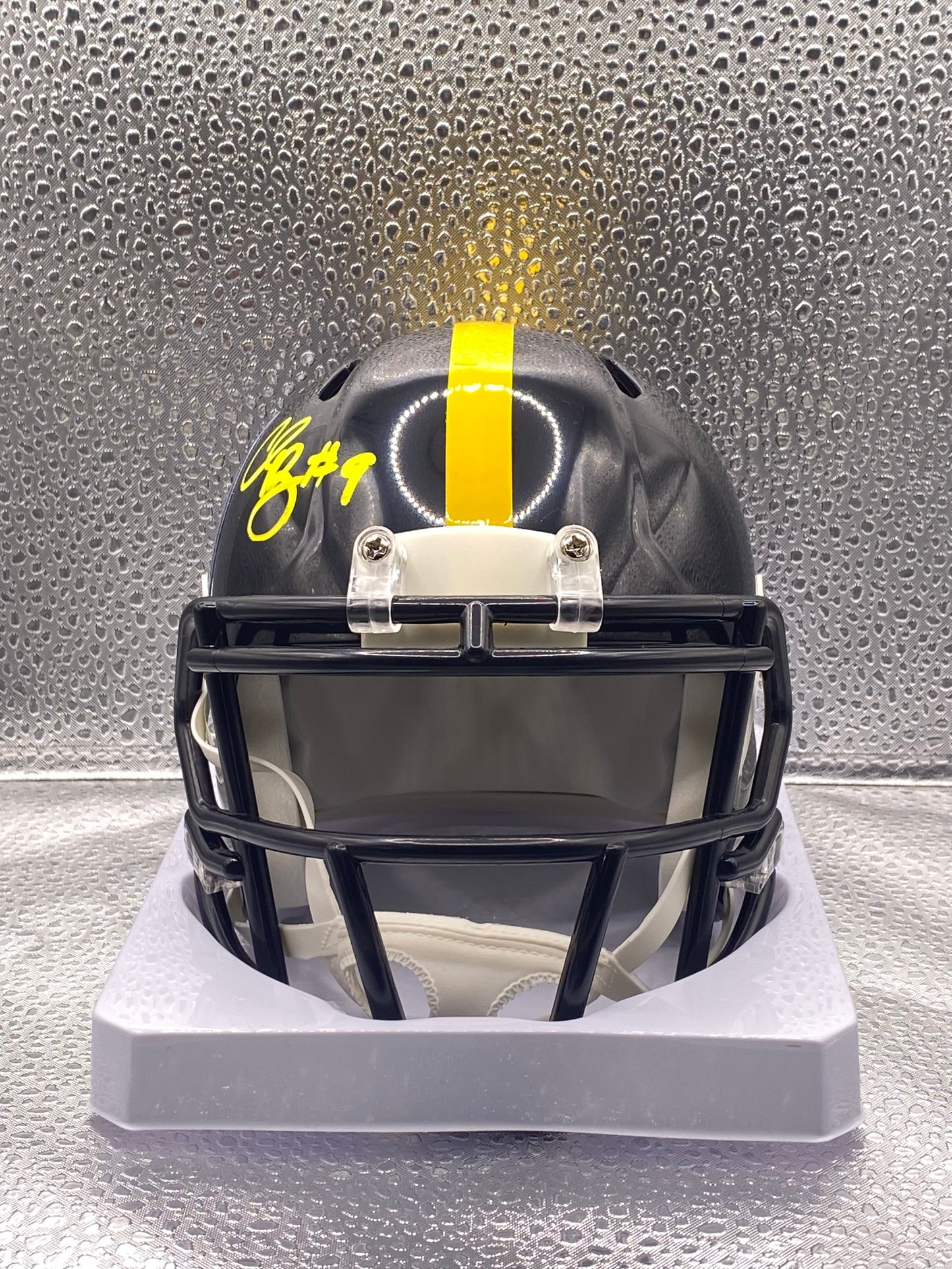Chris Boswell signed Pittsburgh Steelers Black Mini Helmet JSA