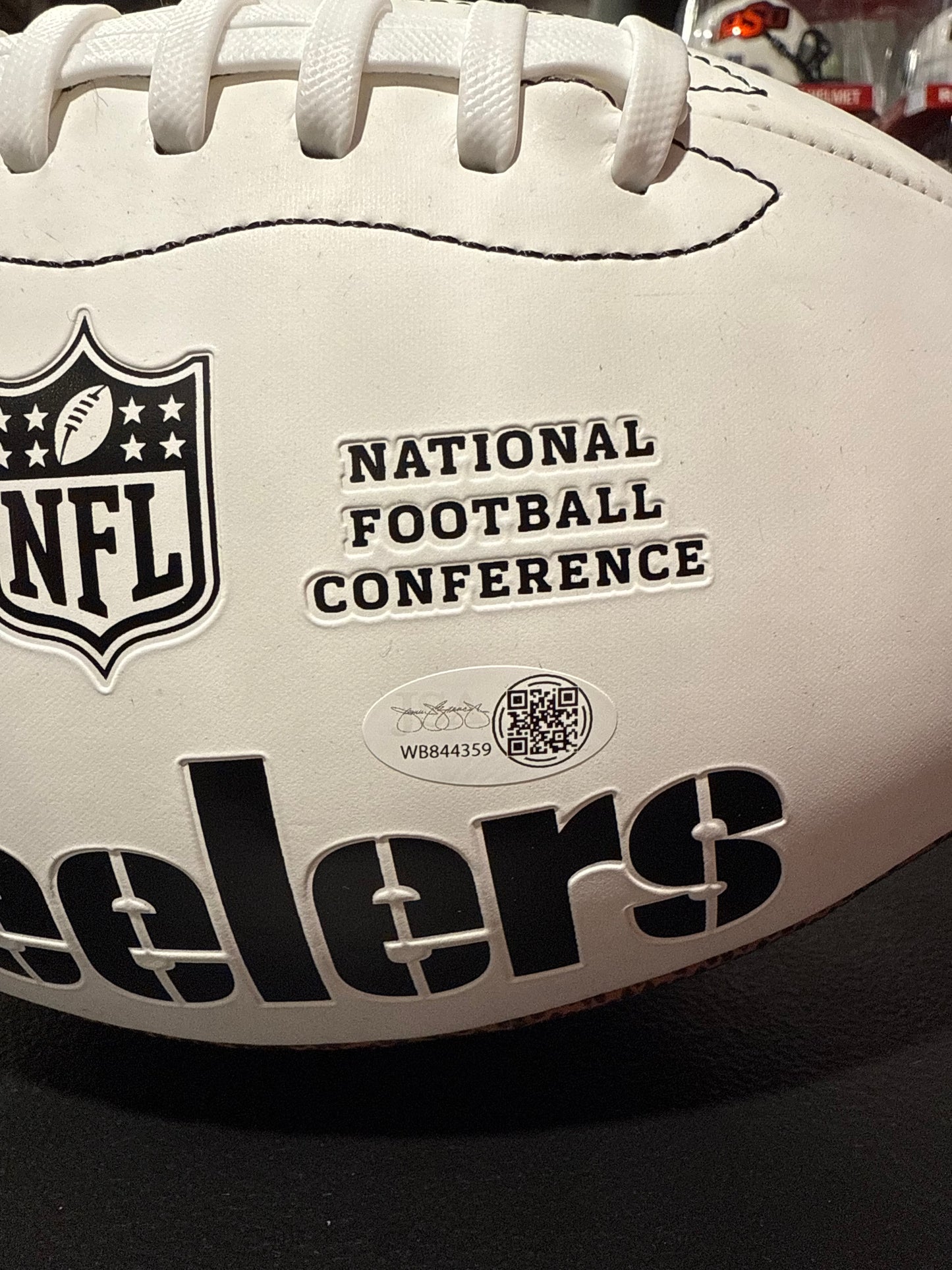Mason Rudolph Autographed Football Pittsburgh Steelers JSA