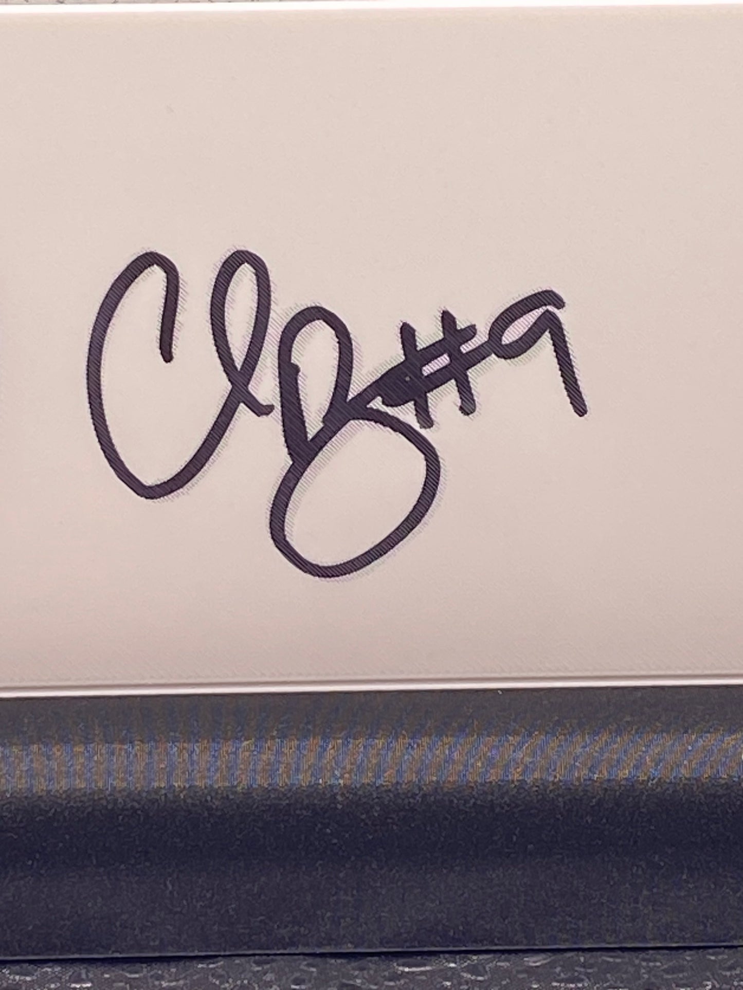 Chris Boswell signed 3D Printed Plaque JSA