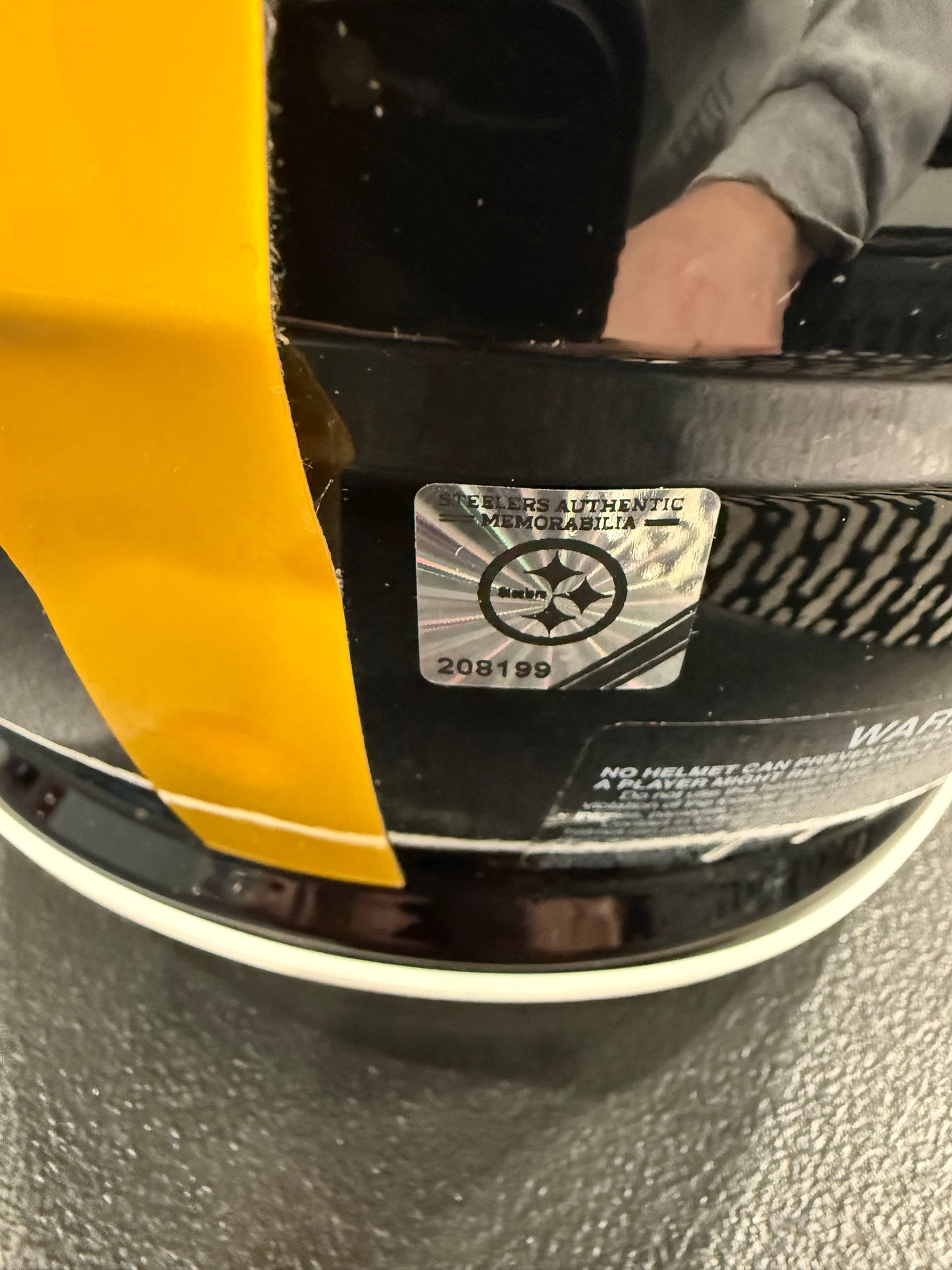 TJ Watt Autographed Full Size Authentic Speed Helmet Steelers Authentic
