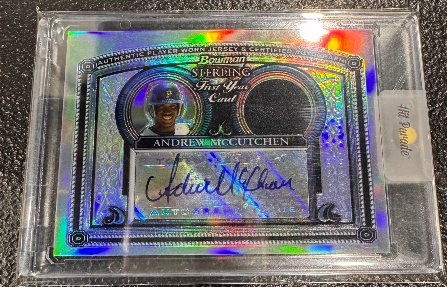2005 Bowman Sterling Andrew McCutchen Refractor Jersey Auto RC /199 Pirates