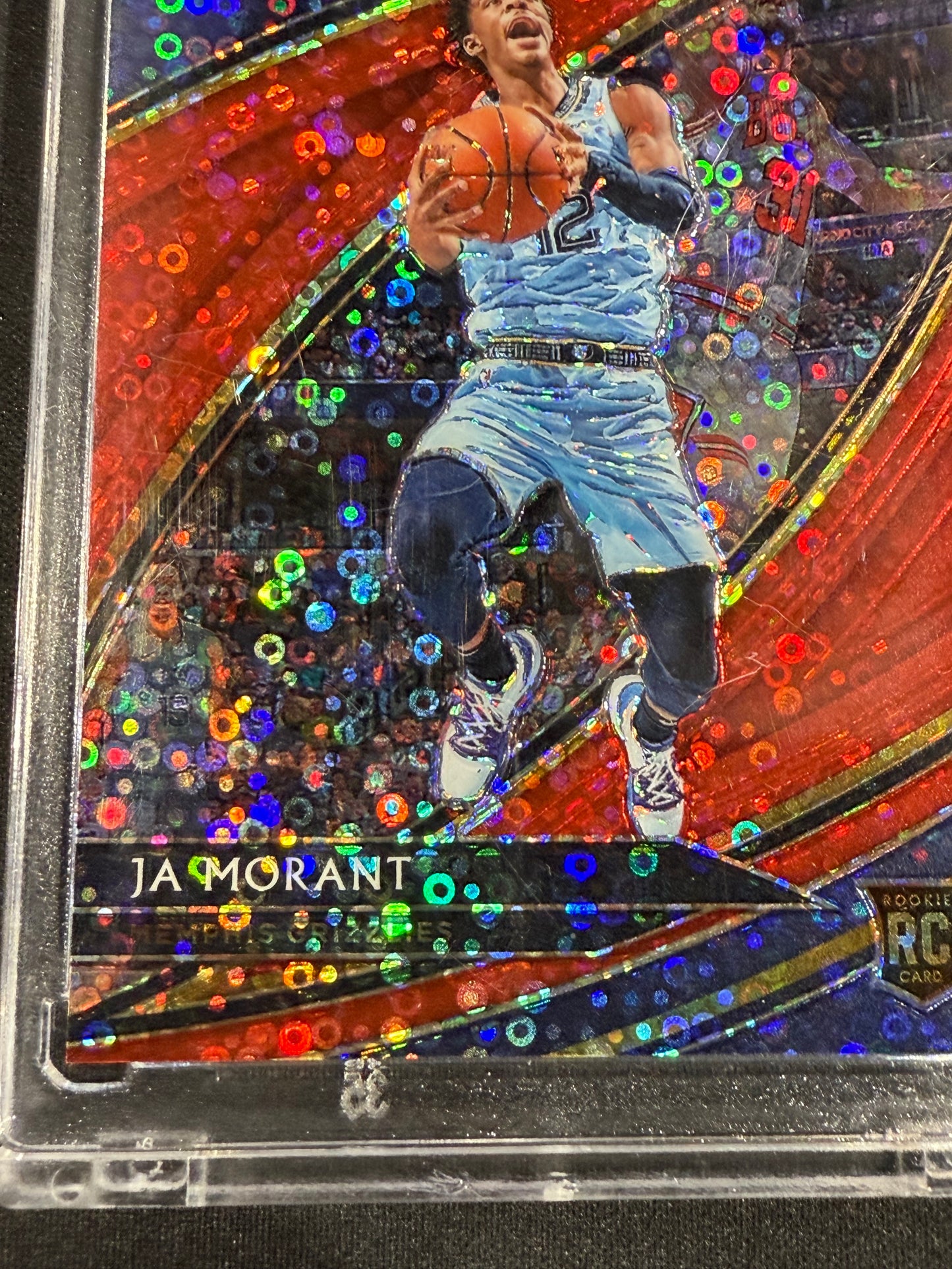 2019 Select Courtside Hybrid Red Disco Prizm /49 Ja Morant Memphis Grizzlies