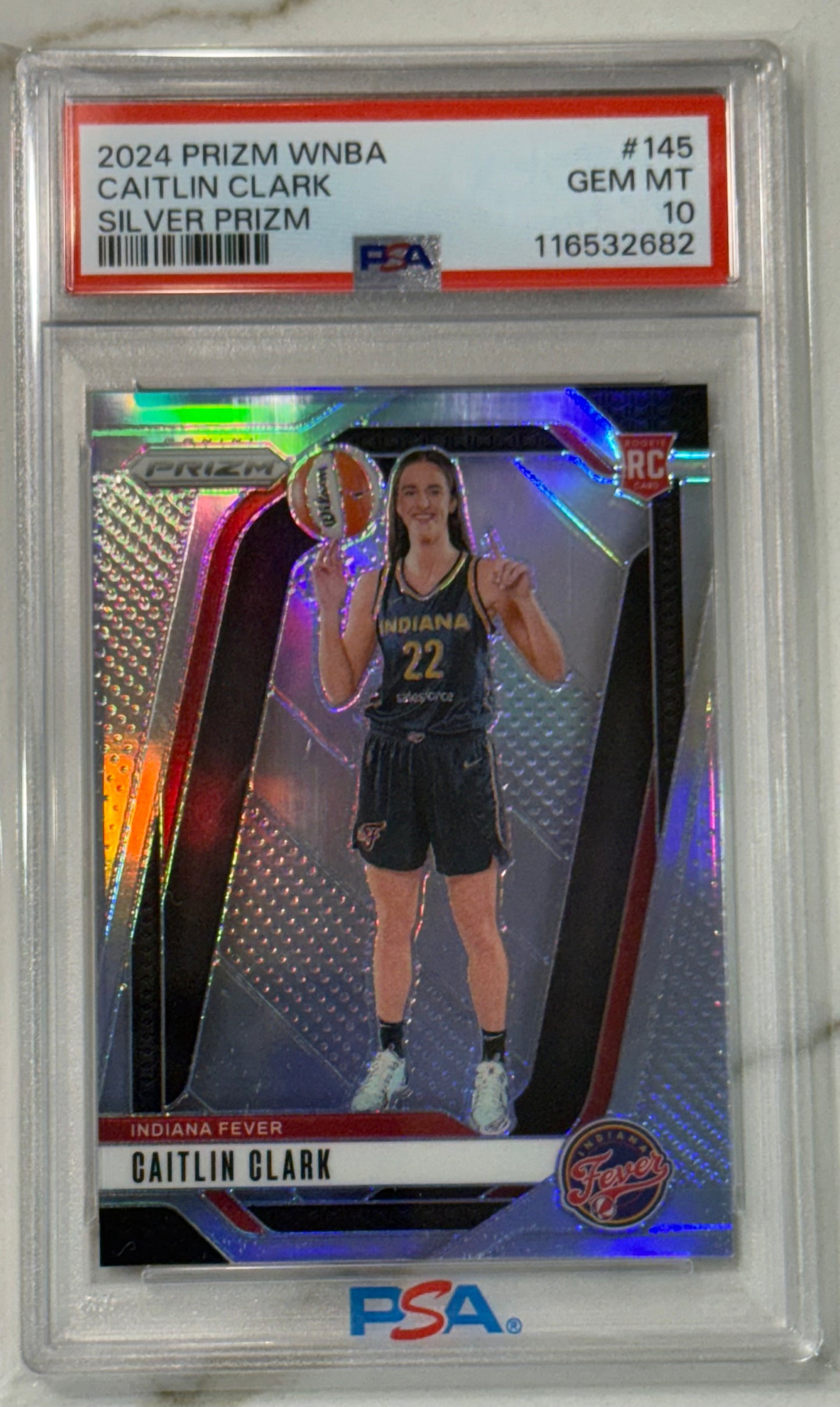 2024 Prizm WNBA Caitlin Clark Variation Silver PSA 10 Gem Mint Indiana Fever
