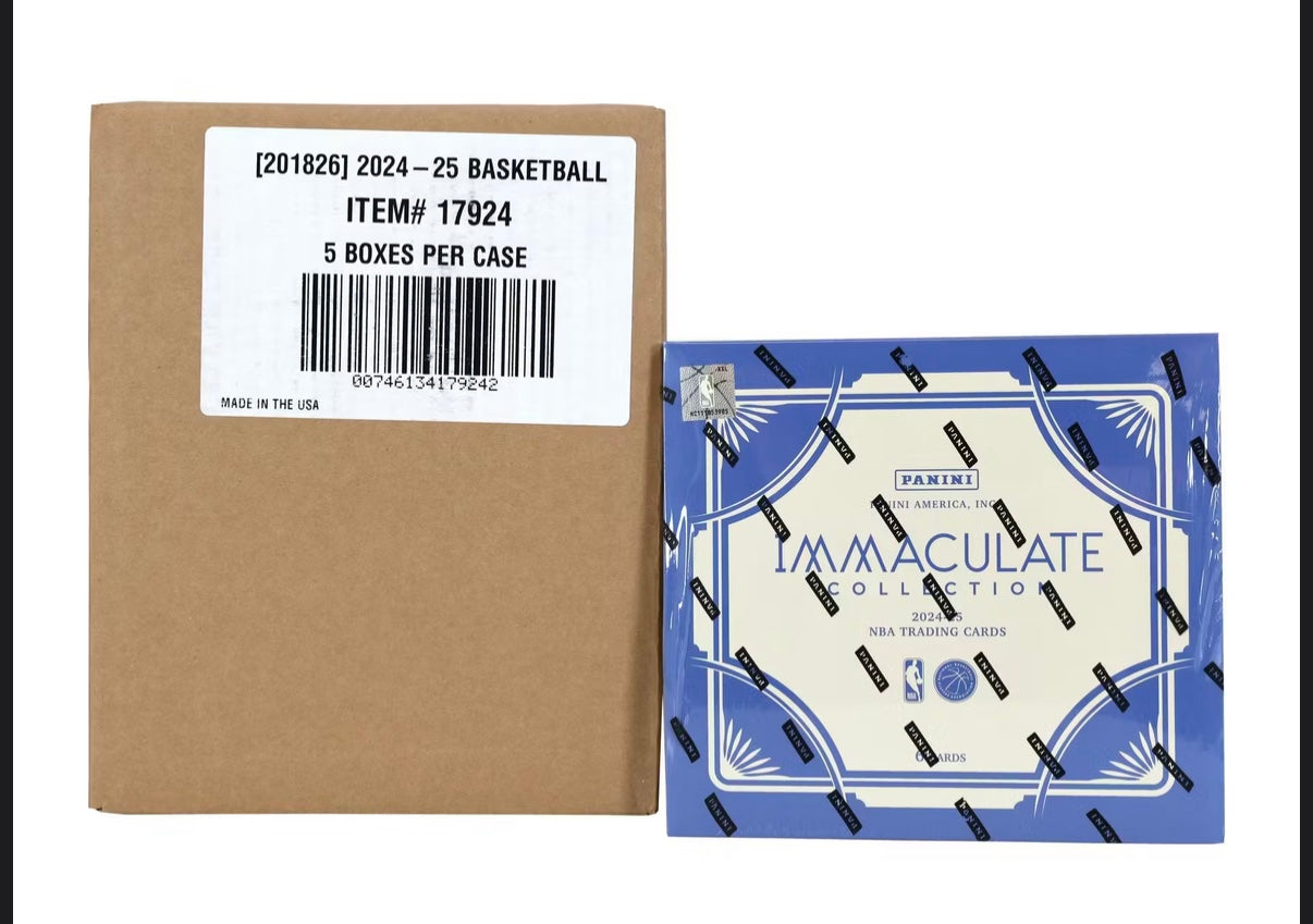 2024-25 Panini Immaculate Basketball Hobby 5-Box Case