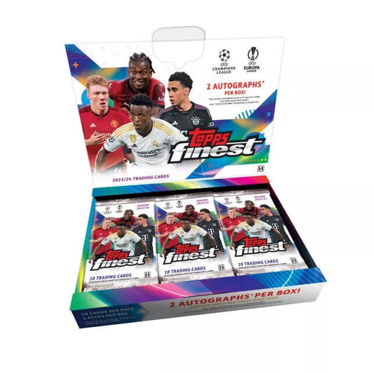 2023-24 Topps UEFA Club Competitions Finest Soccer Hobby Box