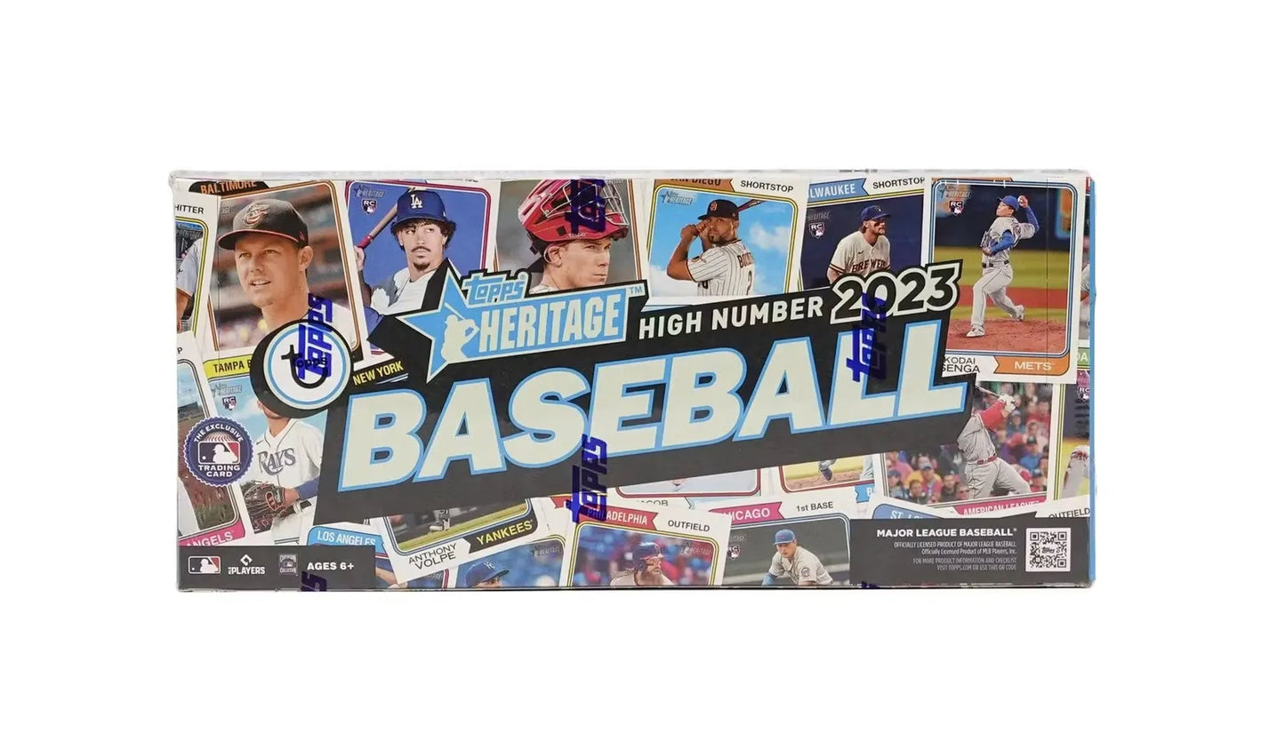 2023 TOPPS HERITAGE HIGH NUMBER BASEBALL HOBBY BOX