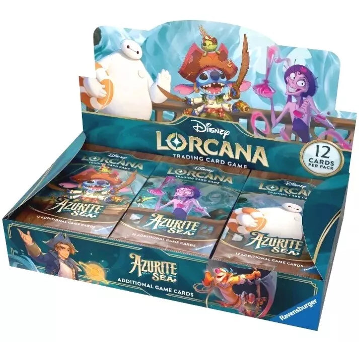 Disney Lorcana: Azurite Sea Booster Box - Azurite Sea Releases 11/25