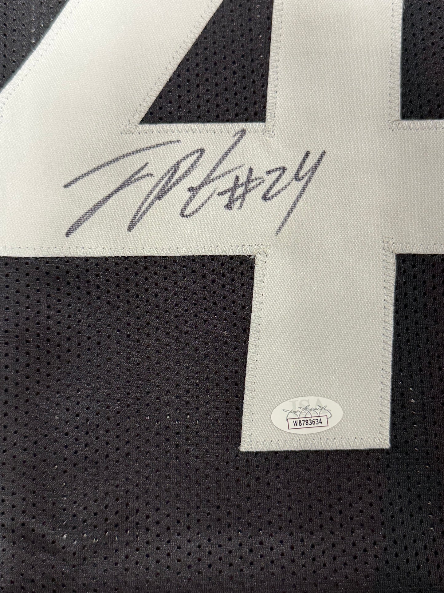 Joey Porter Jr. Signed Custom Pittsburgh Steelers Jersey JSA Black