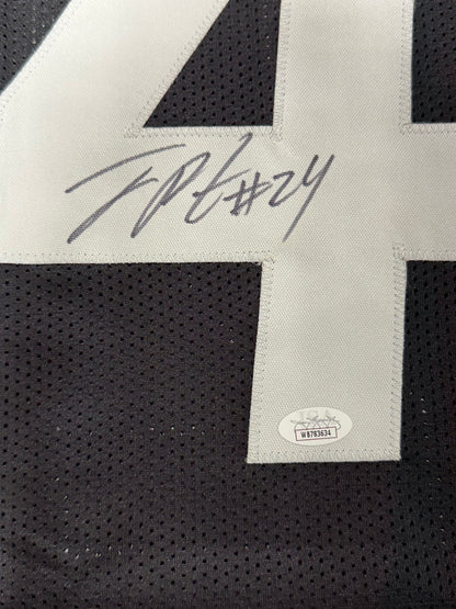 Joey Porter Jr. Signed Custom Pittsburgh Steelers Jersey JSA Black