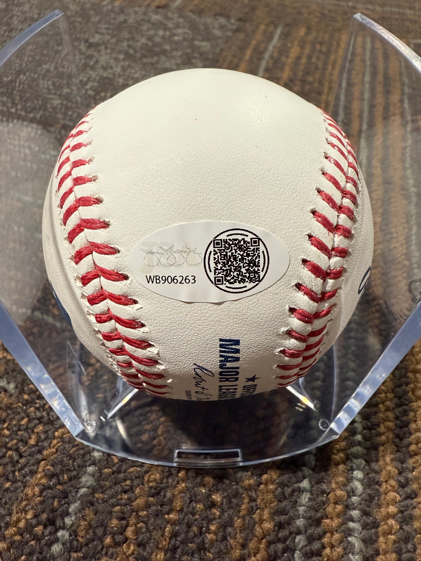Andy Van Slyke Signed Autographed ROMLB Baseball Pittsburgh Pirates JSA