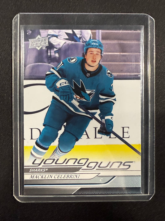 2024-25 Upper Deck Series 2 Macklin Celebrini Young Guns #451 San Jose Sharks