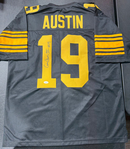 Calvin Austin III #19 Signed Jersey Pittsburgh Steelers JSA Long Version Alt