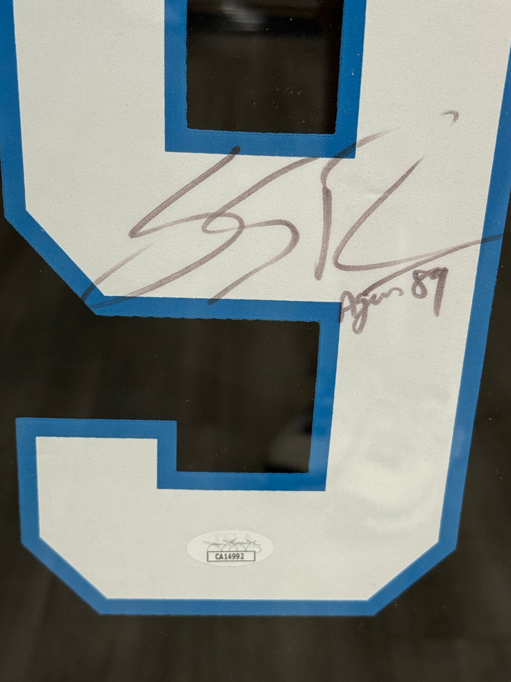 Steve Smith Sr Signed Carolina Panthers Jersey With "Agent 89" Inscription JSA