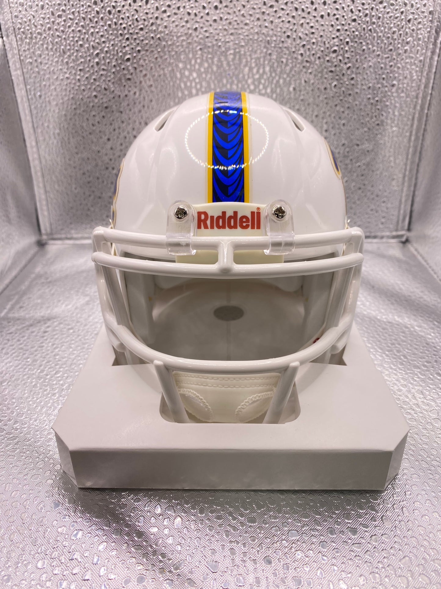 Mason Heintschel Signed Mini White Speed Pittsburgh Panthers Pitt Helmet JSA