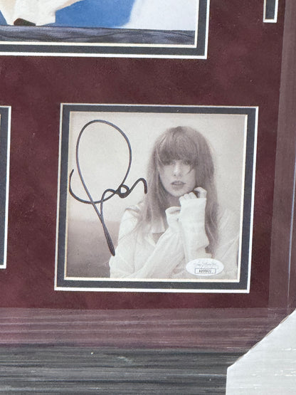 Taylor Swift Tortured Poets Signed Framed CD Insert With Video Screen JSA COA