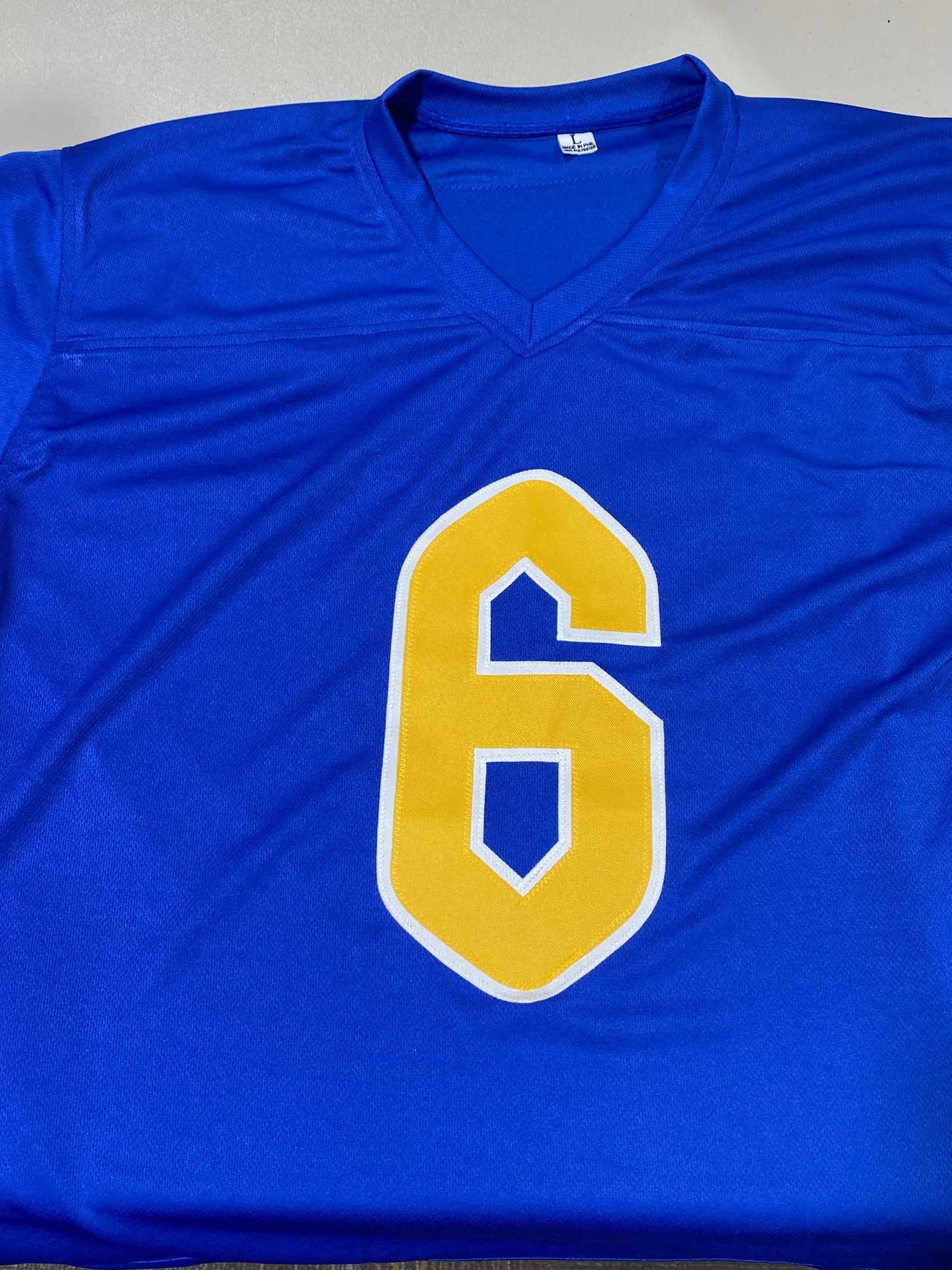 Mason Heintschel Signed Blue Custom Pitt Panthers Jersery JSA Size L