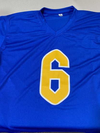 Mason Heintschel Signed Blue Custom Pitt Panthers Jersery JSA Size L