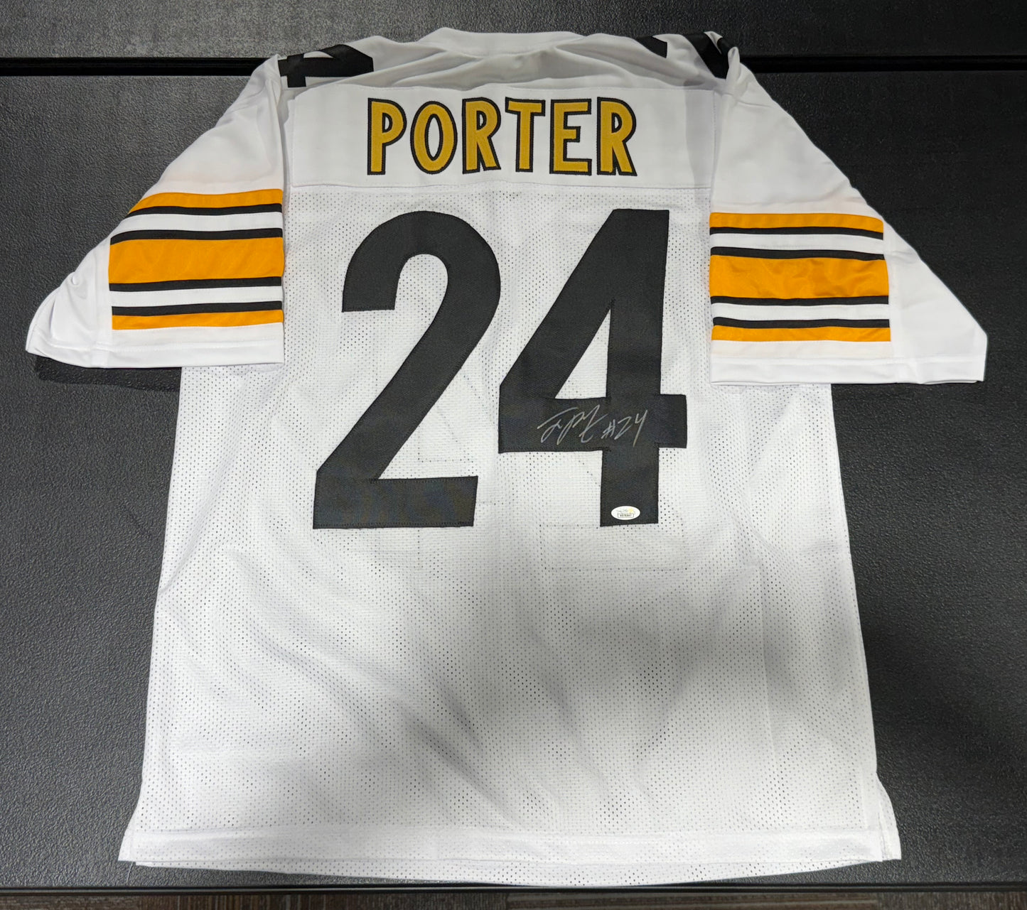 Joey Porter Jr. Signed Custom Pittsburgh Steelers Jersey JSA White