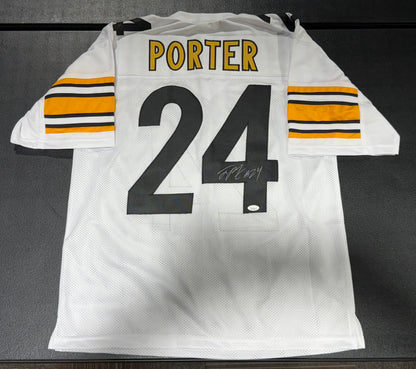 Joey Porter Jr. Signed Custom Pittsburgh Steelers Jersey JSA White