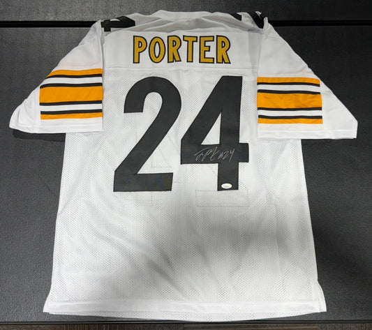 Joey Porter Jr. Signed Custom Pittsburgh Steelers Jersey JSA White