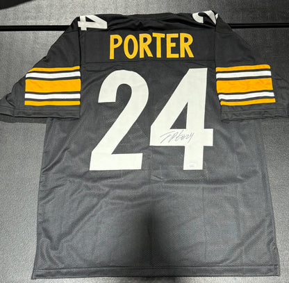 Joey Porter Jr. Signed Custom Pittsburgh Steelers Jersey JSA Black