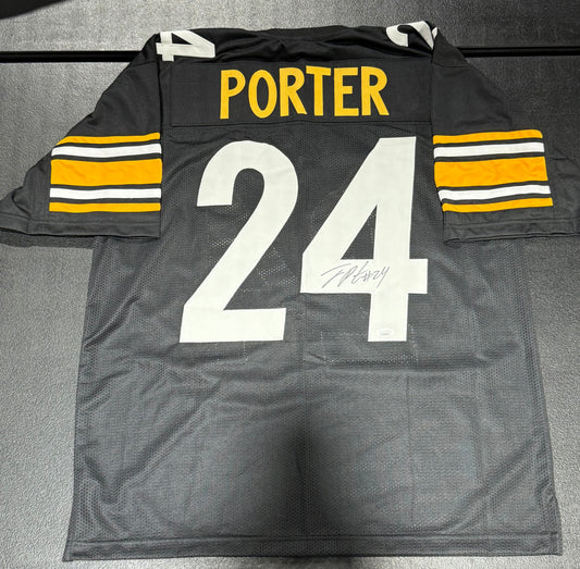 Joey Porter Jr. Signed Custom Pittsburgh Steelers Jersey JSA Black