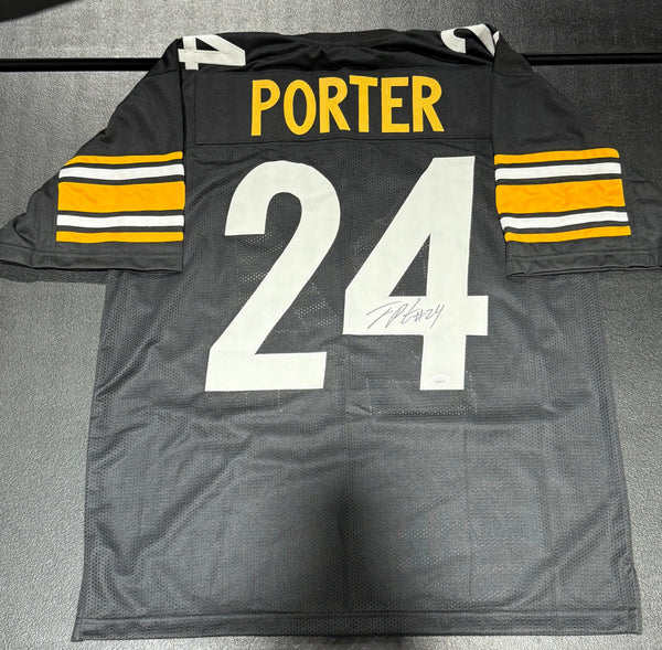 Joey Porter Jr. Signed Custom Pittsburgh Steelers Jersey JSA Black