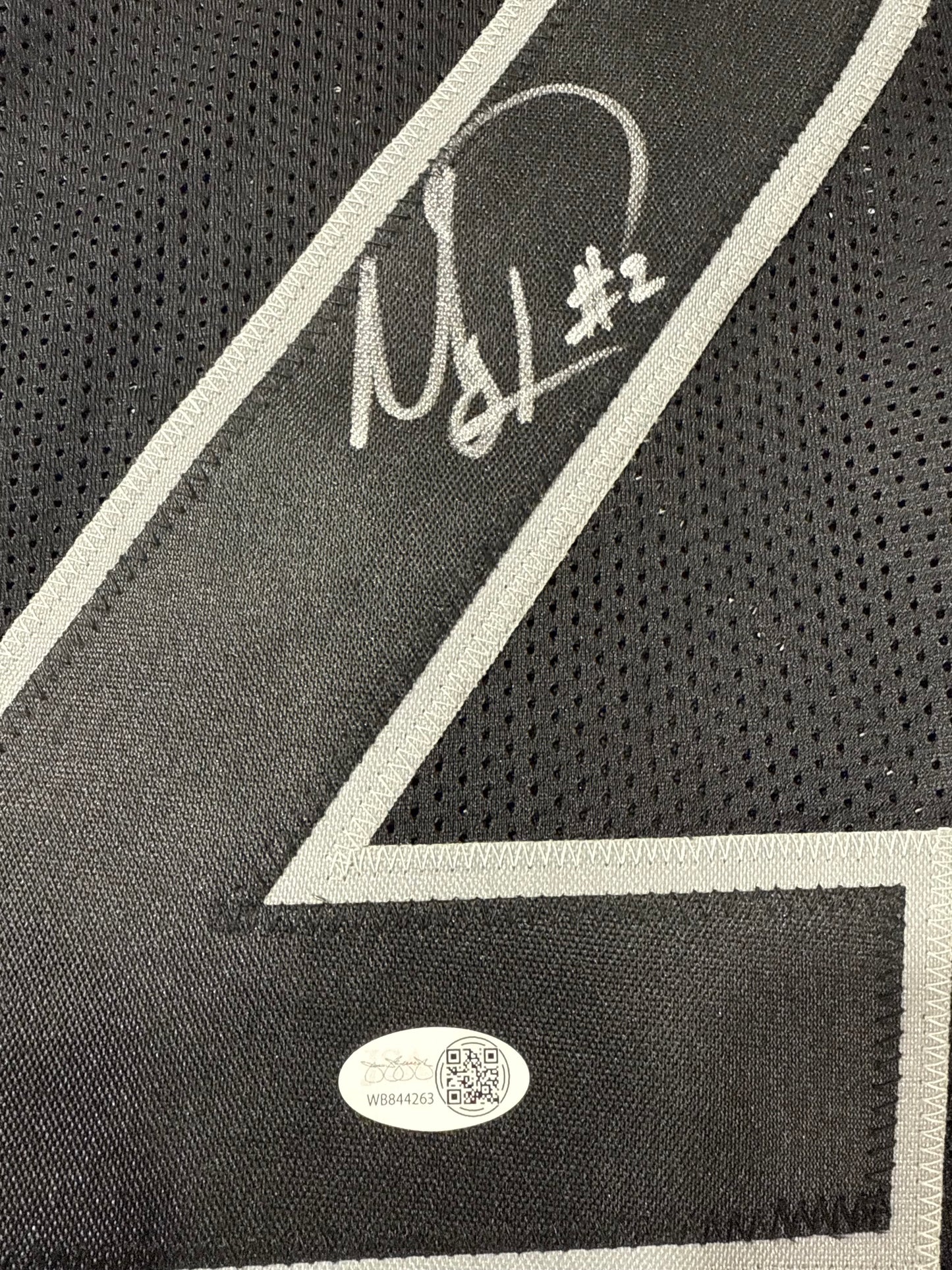 Mason Rudolph Signed Pittsburgh Steelers Custom Jersey Jsa Blackout