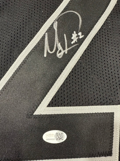 Mason Rudolph Signed Pittsburgh Steelers Custom Jersey Jsa Blackout