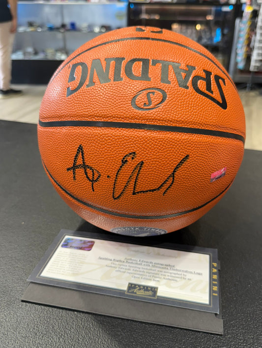 Anthony Edwards Signed Autographed Minnesota Timberwolves Basketball Panini COA