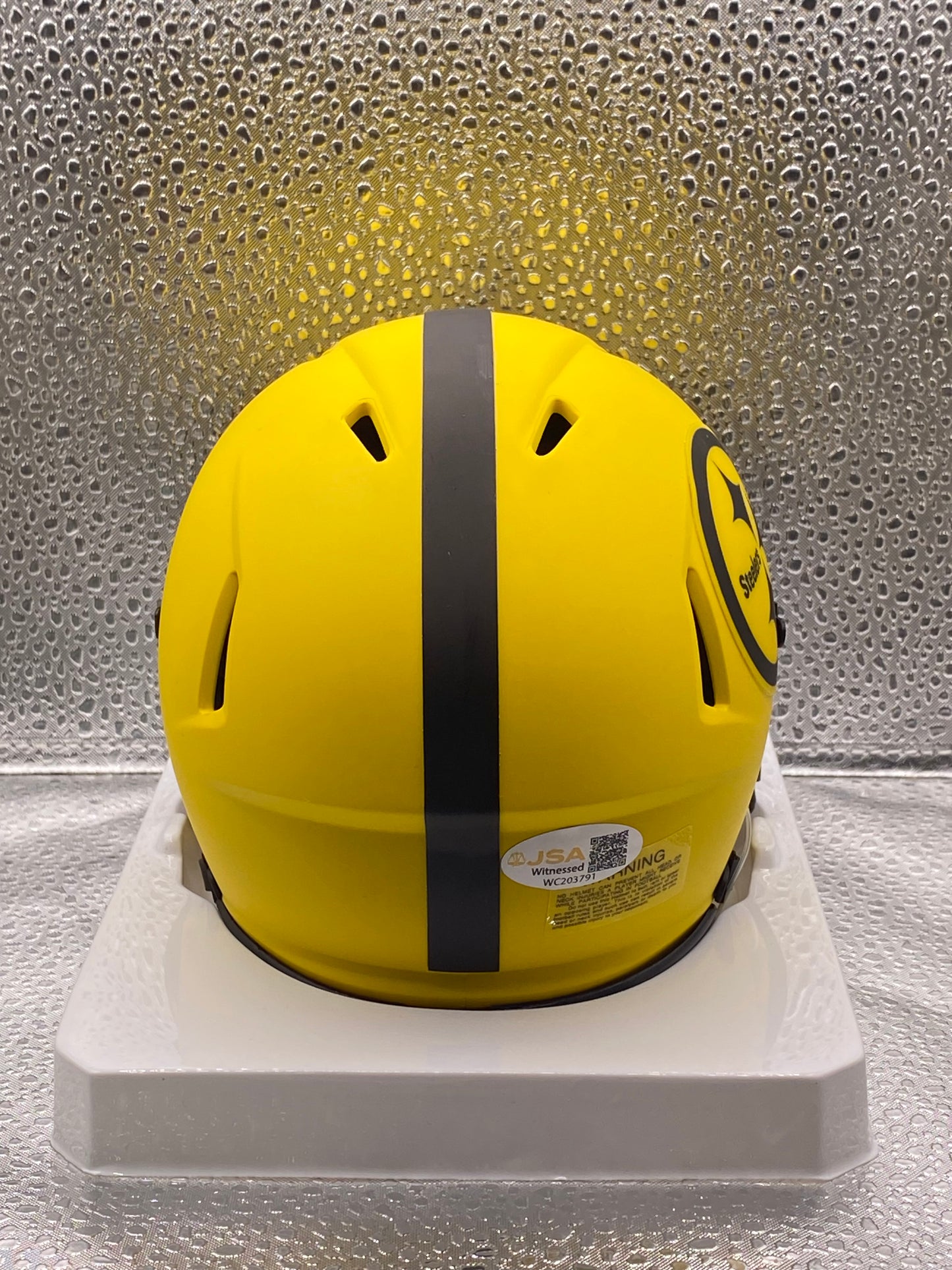 Chris Boswell signed Pittsburgh Steelers Rave Mini Helmet JSA