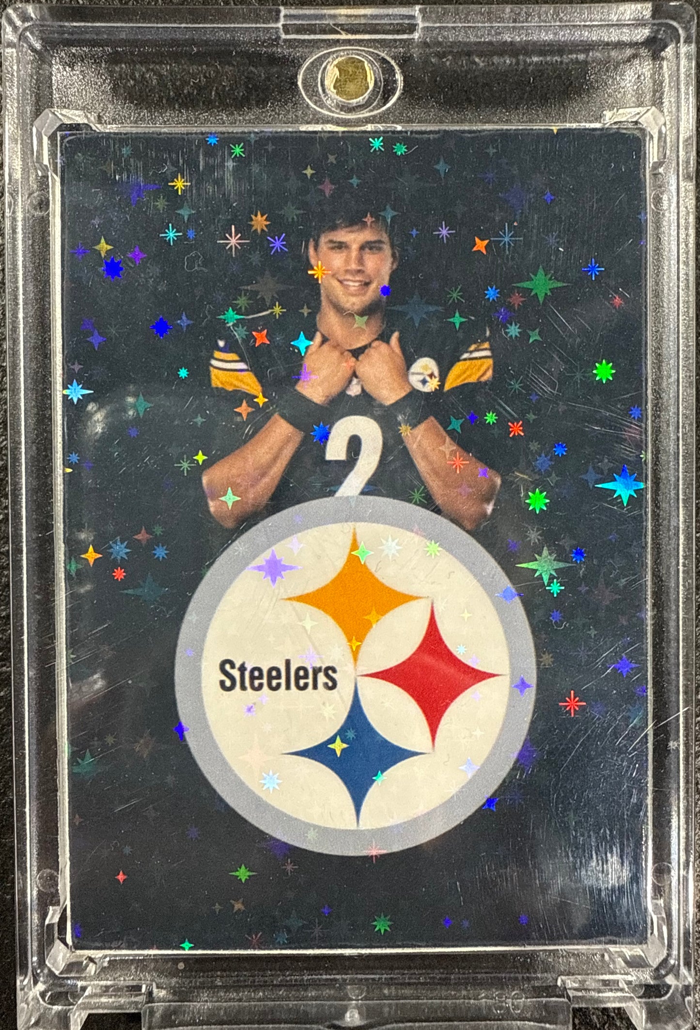 Mason Rudolph Signed 3D Custom Card Pittsburgh Steelers