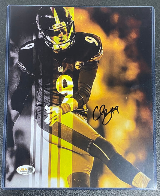 Chris Boswell signed 8x10 JSA Image