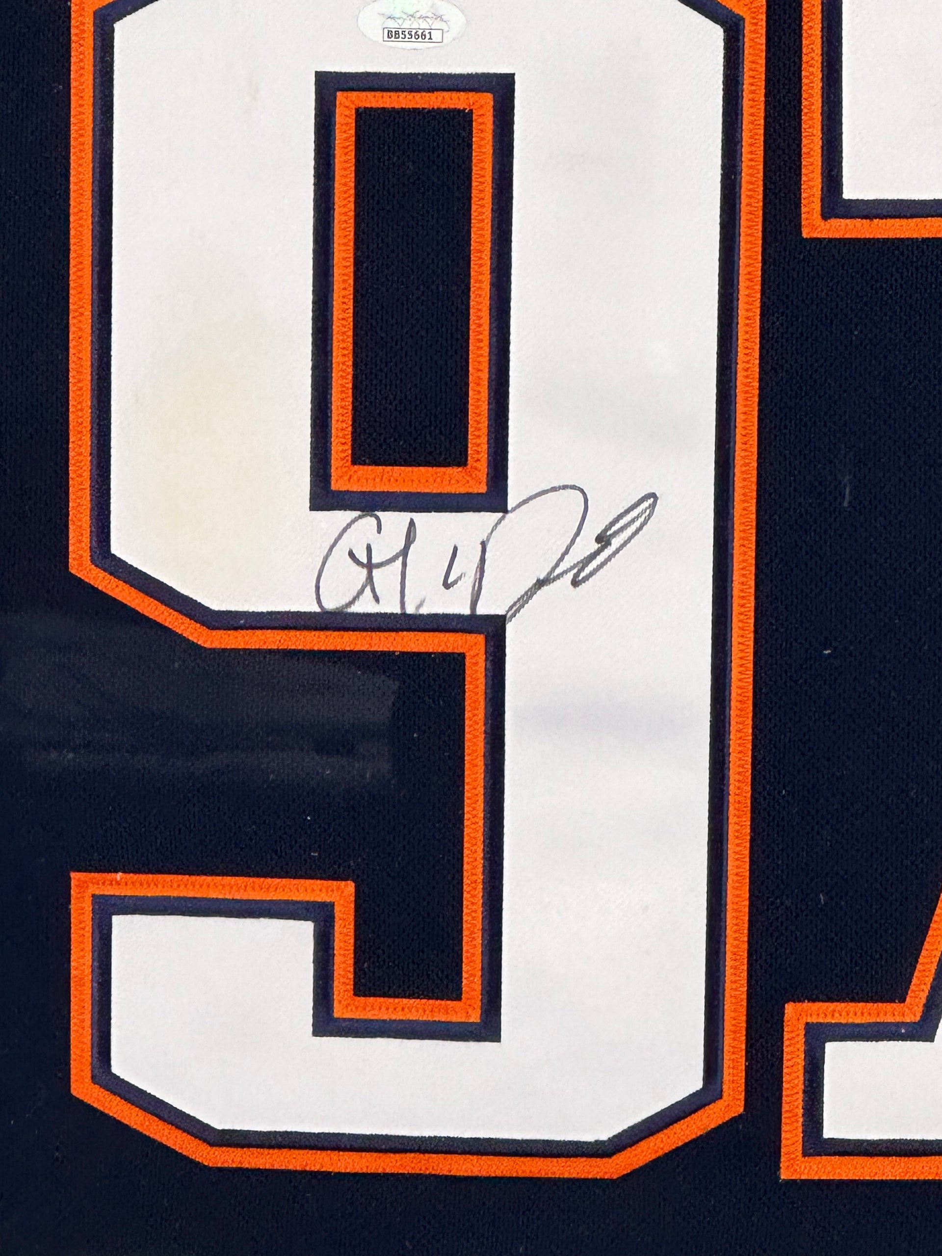 Connor McDavid signed framed  Edmonton Oilers Jsa Alternate Jersey