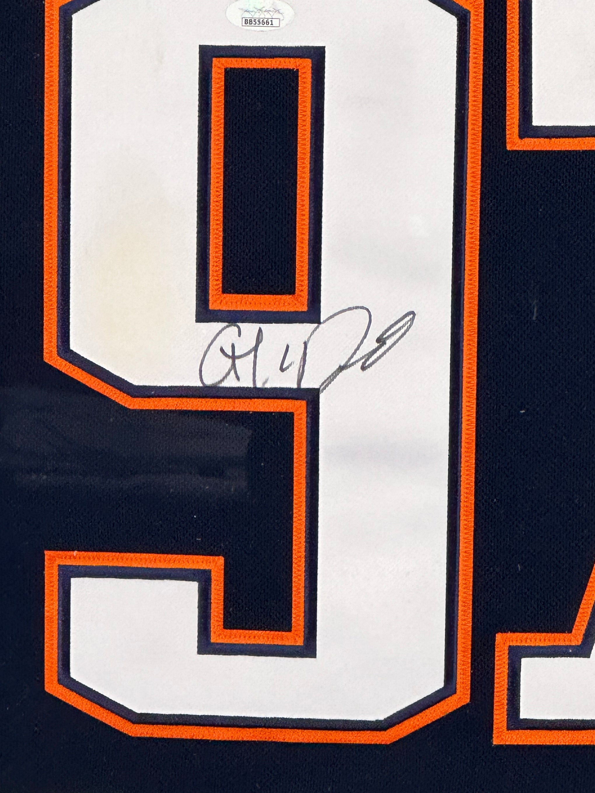 Connor McDavid signed framed  Edmonton Oilers Jsa Alternate Jersey