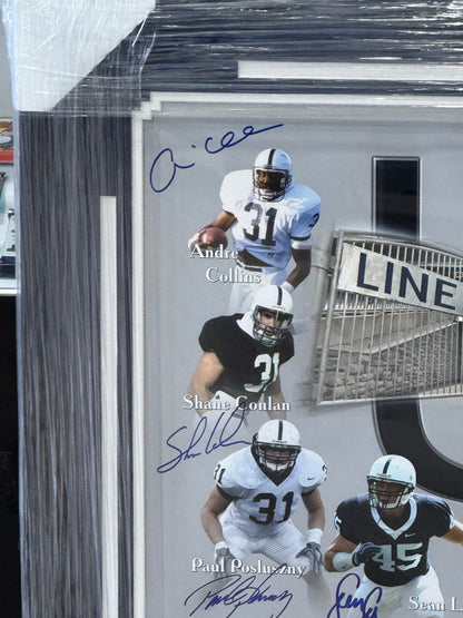 Penn State Linebacker U Autographed 16x20 Photo 8 Signature JSA authentication